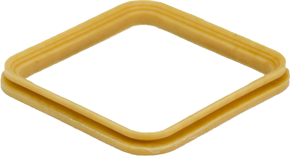 Natural rubber lip seals